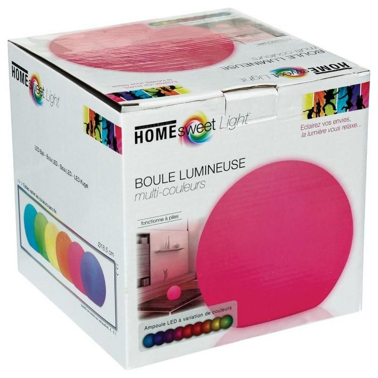 Remise ⌛ Boule LED Lumineuse 18cm Multicolore ???? 3 Remise ⌛ Boule LED Lumineuse 18cm Multicolore ???? – Image 3