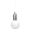 Tout neuf 🔔 Paris Prix Lampe Suspension Led Ampoule 110cm Argent ⌛