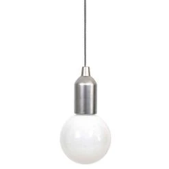 Tout neuf 🔔 Paris Prix Lampe Suspension Led Ampoule 110cm Argent ⌛