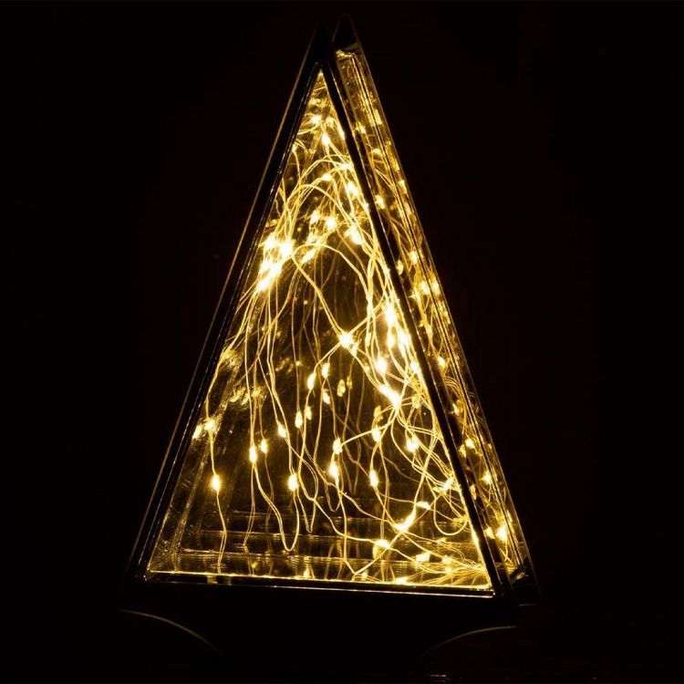 Paris Prix Décoration Lumineuse Led Triangle 30cm Gris & Or Remise ???? Paris Prix Décoration Lumineuse Led Triangle 30cm Gris & Or ???? -Paris Prix Sales unnamed file 1572
