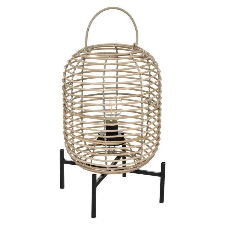 Lampe à Poser Led Vigne 25cm Naturel & Noir Remise ???? Lampe à Poser Led Vigne 25cm Naturel & Noir ???? -Paris Prix Sales unnamed file 1598