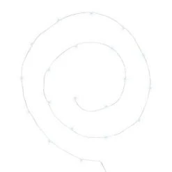 Acheter 👍 Guirlande Lumineuse 20 Led Blanc 215cm Chrome 🤩