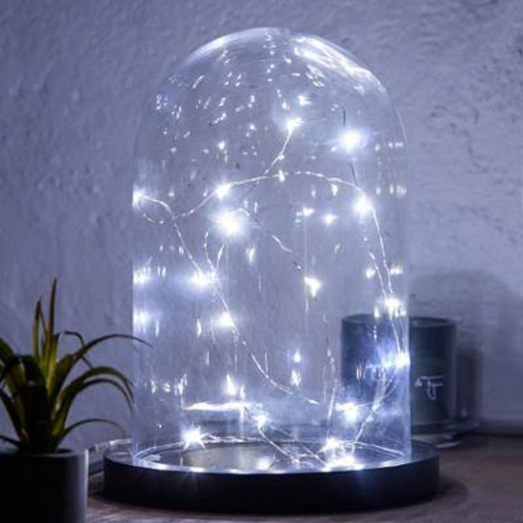 Acheter ???? Guirlande Lumineuse 20 Led Blanc 215cm Chrome ???? 2 Acheter ???? Guirlande Lumineuse 20 Led Blanc 215cm Chrome ???? – Image 2
