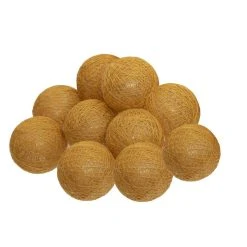 Coupon ✨ ATMOSPHERA Guirlande LED 10 Boules - Orange Ocre ⭐