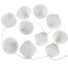 Grosses soldes ???? Guirlande LED Origami 10 Toupies 250cm Blanc ????