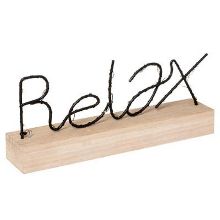 Coupon ???? Décoration Lumineuse Led Relax 28cm Noir ⌛ 1 Coupon ???? Décoration Lumineuse Led Relax 28cm Noir ⌛