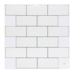 Top 10 ⭐ Lot De 2 Stickers Carrelage Brique 25x25cm Blanc ????
