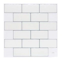 Top 10 ⭐ Lot De 2 Stickers Carrelage Brique 25x25cm Blanc 🔔