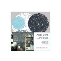 Vente flash 👏 Paris Prix Guirlande Boules 10 Led Multi Taille 192cm Bleu 💯 -Paris Prix Sales unnamed file 1635