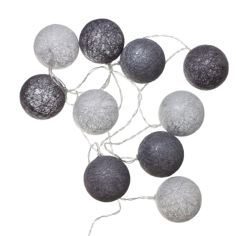 ATMOSPHERA Guirlande lumineuse 10 Boules - Diam. 6 cm. - Gris Les meilleures critiques de ???? ATMOSPHERA Guirlande Lumineuse 10 Boules - Diam. 6 Cm. - Gris ???? -Paris Prix Sales unnamed file 1648