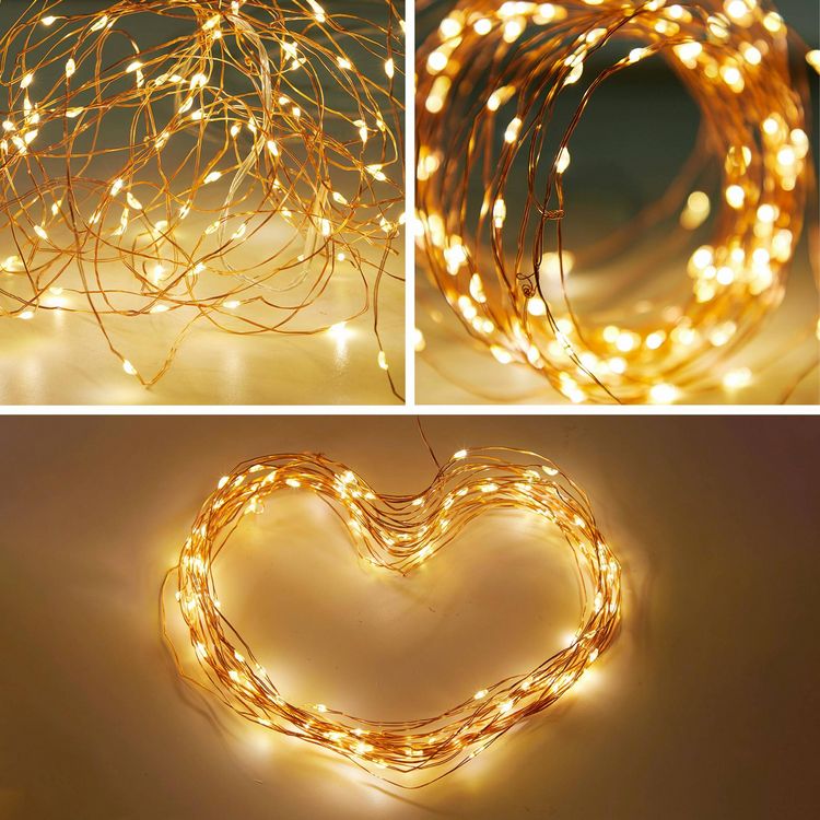 Budget ⭐ Guirlande Solaire Fil De Cuivre LED, Intérieur Ou Extérieur, Décoration De La Maison, Du Jardin (blanc Chaud) ???? 3 Budget ⭐ Guirlande Solaire Fil De Cuivre LED, Intérieur Ou Extérieur, Décoration De La Maison, Du Jardin (blanc Chaud) ???? – Image 3