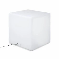Meilleure affaire 🎁 Alice's Garden Cube LED 40cm - Cube Décoratif Lumineux. 16 Couleurs. 40cm. Rechargeable. Télécommande 🔔