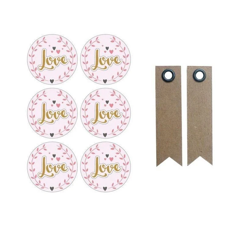 Grosses soldes ✔️ Youdoit Autocollants 3D Ø 4 Cm Love Sur Fond Rose Clair + 20 étiquettes Kraft Fanion 🥰 1 Grosses soldes ✔️ Youdoit Autocollants 3D Ø 4 Cm Love Sur Fond Rose Clair + 20 étiquettes Kraft Fanion 🥰