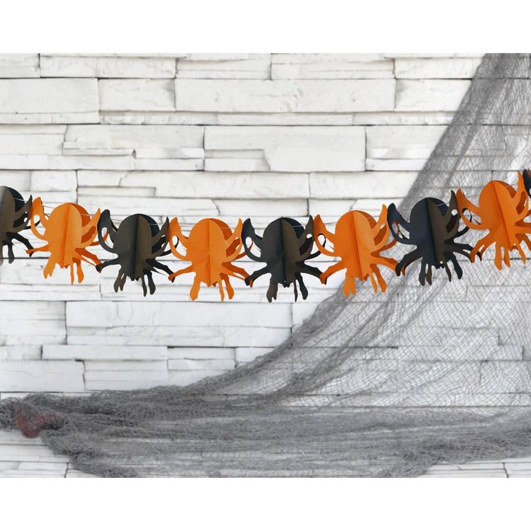 Budget ???? ATOSA Guirlande Papier Araignée 300 Cm - ???? Halloween ???? 2 Budget ???? ATOSA Guirlande Papier Araignée 300 Cm - ???? Halloween ???? – Image 2