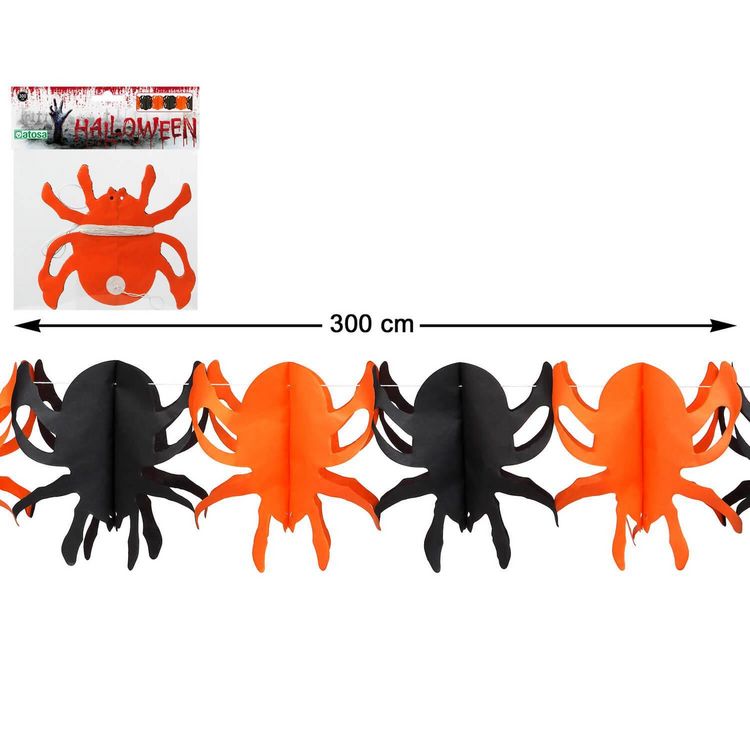 Budget ???? ATOSA Guirlande Papier Araignée 300 Cm - ???? Halloween ???? 3 Budget ???? ATOSA Guirlande Papier Araignée 300 Cm - ???? Halloween ???? – Image 3
