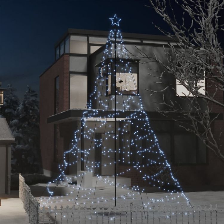 Remise ???? VIDAXL Arbre De No�l Avec Poteau En Metal 1400 LED Blanches Froid 5 M ???? 1 Remise ???? VIDAXL Arbre De No�l Avec Poteau En Metal 1400 LED Blanches Froid 5 M ????
