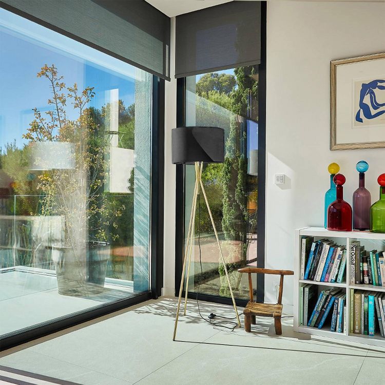 Lampadaire filaire trépied en tissu, pieds en métal H 152cm - Lara Offres ???? Lampadaire Filaire Trépied En Tissu, Pieds En Métal H 152cm - Lara ???? -Paris Prix Sales unnamed file 1776