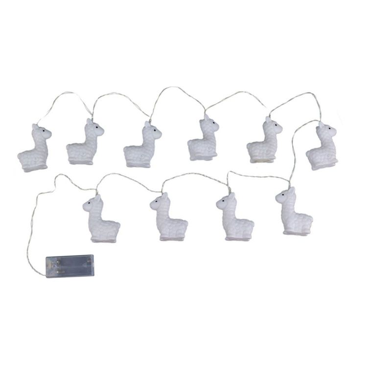 Remise ⌛ The Home Deco Factory Guirlande Lumineuse Lama - L. 165 Cm - Blanc ???? 1 Remise ⌛ The Home Deco Factory Guirlande Lumineuse Lama - L. 165 Cm - Blanc ????