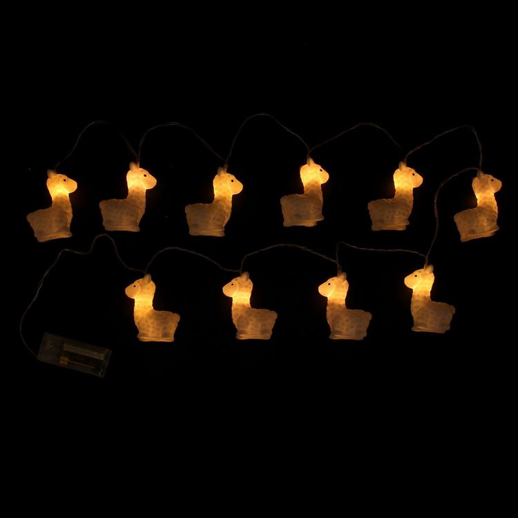 Remise ⌛ The Home Deco Factory Guirlande Lumineuse Lama - L. 165 Cm - Blanc ???? 3 Remise ⌛ The Home Deco Factory Guirlande Lumineuse Lama - L. 165 Cm - Blanc ???? – Image 3