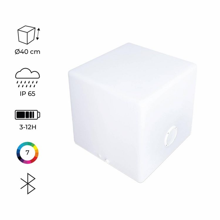 Alice's Garden Enceinte Bluetooth lumineuse LED multicolore pour l'extérieur rechargeable - 7 couleurs Meilleur prix ???? Alice's Garden Enceinte Bluetooth Lumineuse LED Multicolore Pour L'extérieur Rechargeable - 7 Couleurs ???? -Paris Prix Sales unnamed file 1805