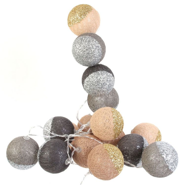 The Home Deco Factory Guirlande lumineuse 16 LED Boule Céleste - L. 300 cm - Marron et gris Top 10 ???? The Home Deco Factory Guirlande Lumineuse 16 LED Boule Céleste - L. 300 Cm - Marron Et Gris ???? -Paris Prix Sales unnamed file 1815