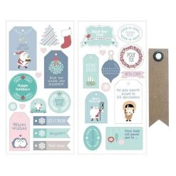 Tout neuf ❤️ Youdoit 27 Stickers Puffies Père Noël + 20 étiquettes Kraft Fanion 🎉