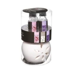 Tout neuf ???? Brûle-Parfum & 3 Flacons D'Huiles Pura 10ml Floral ????