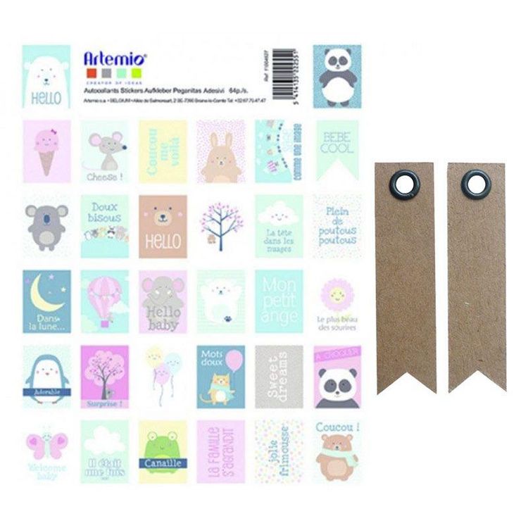 Youdoit Timbres autocollants Animaux adorables + 20 étiquettes kraft Fanion Acheter ???? Youdoit Timbres Autocollants Animaux Adorables + 20 étiquettes Kraft Fanion ✨ -Paris Prix Sales unnamed file 198
