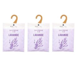 Les meilleures critiques de ⭐ Lot De 3 Cintres Parfumés Accro 14cm Lavande ????