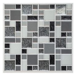 Grosses soldes ???? Sticker Carré Déco Shine 25x25cm Gris ????