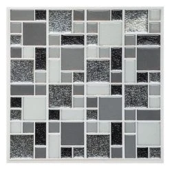 Grosses soldes 🎉 Sticker Carré Déco Shine 25x25cm Gris 💯