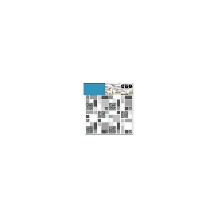 Grosses soldes ???? Sticker Carré Déco Shine 25x25cm Gris ???? 2 Grosses soldes ???? Sticker Carré Déco Shine 25x25cm Gris ???? – Image 2