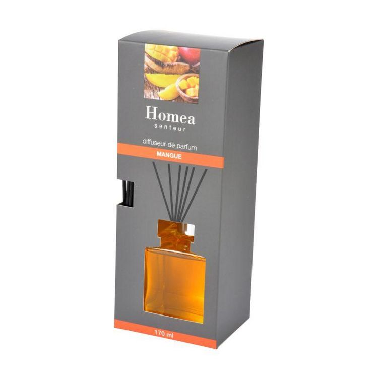 Nouveau ???? Paris Prix Diffuseur De Parfum Carré 170ml Mangue ???? 2 Nouveau ???? Paris Prix Diffuseur De Parfum Carré 170ml Mangue ???? – Image 2