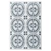 Meilleur prix ???? Sticker A Motifs Flower 20x30cm Blanc & Bleu ????