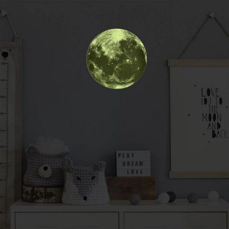 Grosses soldes 🛒 Paris Prix Sticker Mural Phosphorescent Lune 25cm Vert 🎁 2 Grosses soldes 🛒 Paris Prix Sticker Mural Phosphorescent Lune 25cm Vert 🎁 – Image 2