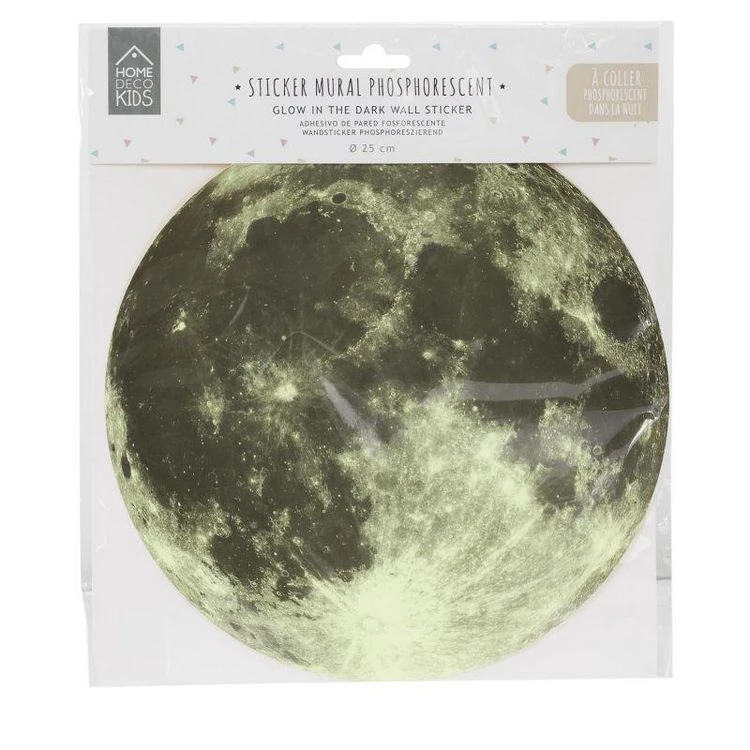 Grosses soldes 🛒 Paris Prix Sticker Mural Phosphorescent Lune 25cm Vert 🎁 3 Grosses soldes 🛒 Paris Prix Sticker Mural Phosphorescent Lune 25cm Vert 🎁 – Image 3