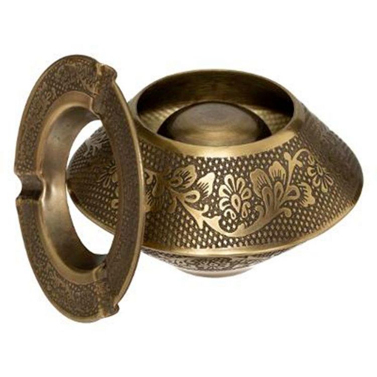 Cendrier Rond en Métal Oasis 12cm Or Meilleure affaire ???? Cendrier Rond En Métal Oasis 12cm Or ???? -Paris Prix Sales unnamed file 2473