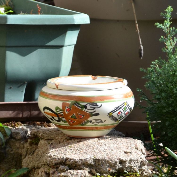 Nouveau ❤️ YODECO Cendrier Oriental Sahel Beige - Moyen Modèle ???? 1 Nouveau ❤️ YODECO Cendrier Oriental Sahel Beige - Moyen Modèle ????
