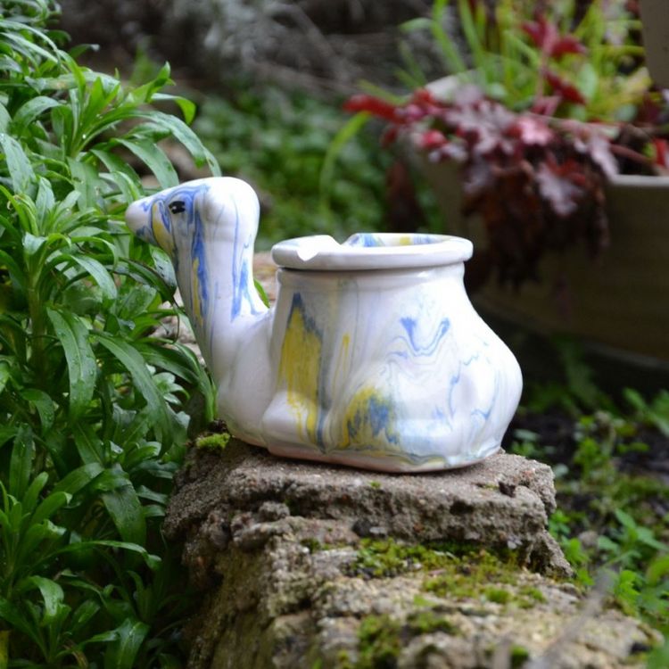 YODECO Cendrier marocain Chameau Marbré Bleu et Jaune - Moyen Modèle Nouveau ???? YODECO Cendrier Marocain Chameau Marbré Bleu Et Jaune - Moyen Modèle ❤️ -Paris Prix Sales unnamed file 2484