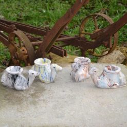 Promo ???? YODECO Lot De 4 Cendriers Marocain Chameau Marbré Moyen Modèle ????