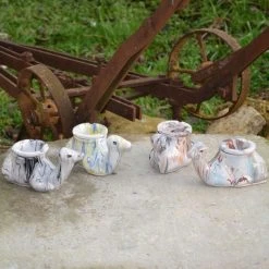 Promo 🔔 YODECO Lot De 4 Cendriers Marocain Chameau Marbré Moyen Modèle 😍