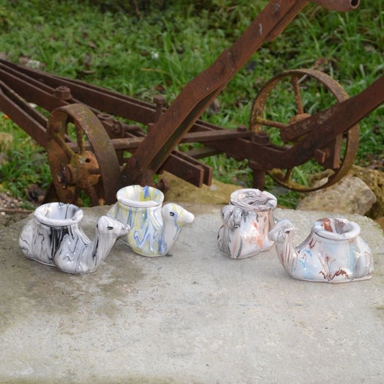 YODECO Lot de 4 cendriers marocain Chameau Marbré Moyen Modèle Promo ???? YODECO Lot De 4 Cendriers Marocain Chameau Marbré Moyen Modèle ???? -Paris Prix Sales unnamed file 2487