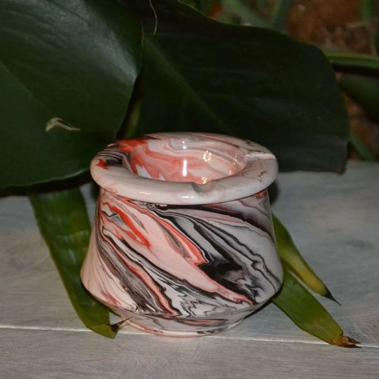 Grosses soldes 🔔 YODECO Cendrier Tunisien Karim Marbré Noir Et Blanc ✔️ 1 Grosses soldes 🔔 YODECO Cendrier Tunisien Karim Marbré Noir Et Blanc ✔️