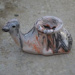 Meilleure vente ???? YODECO Cendrier Marocain Chameau Marbré Noir - Moyen Modèle ????