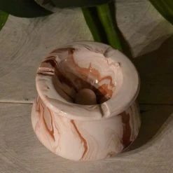 Meilleur prix ⭐ YODECO Cendrier Tunisien Karim Marbré Marron, Gris Et Blanc 💯 -Paris Prix Sales unnamed file 2502