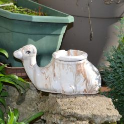 Meilleur prix ???? YODECO Cendrier Marocain Chameau Marbré Marron - Moyen Modèle ????