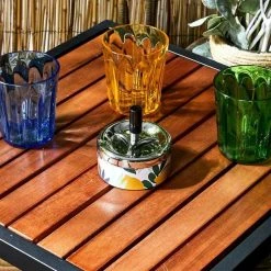 Meilleur prix 🛒 Paris Prix Cendrier Poussoir Imprimé Rio 9cm Multicolore ⌛ -Paris Prix Sales unnamed file 2510