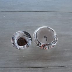 Meilleur prix ???? YODECO Cendrier Tunisien Marbré Blanc, Noir Et Rouge - Moyen Modèle ???? -Paris Prix Sales unnamed file 2514