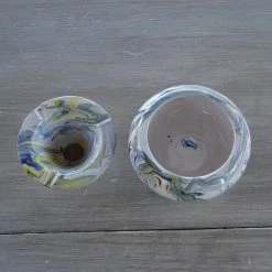 De gros 🧨 YODECO Cendrier Tunisien Marbré Blanc, Jaune Et Bleu - Petit Modèle 🥰 -Paris Prix Sales unnamed file 2541