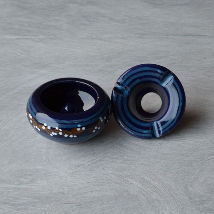 YODECO Cendrier marocain Tatoué bleu nuit - Petit modèle Promo ???? YODECO Cendrier Marocain Tatoué Bleu Nuit - Petit Modèle ???? -Paris Prix Sales unnamed file 2570